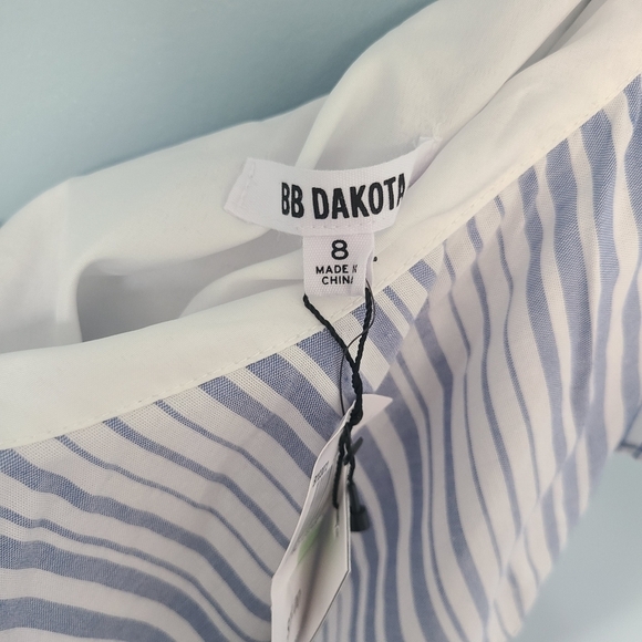 BB Dakota Womens Size 8 "Colleen Romper" Light Blue - Picture 6 of 7